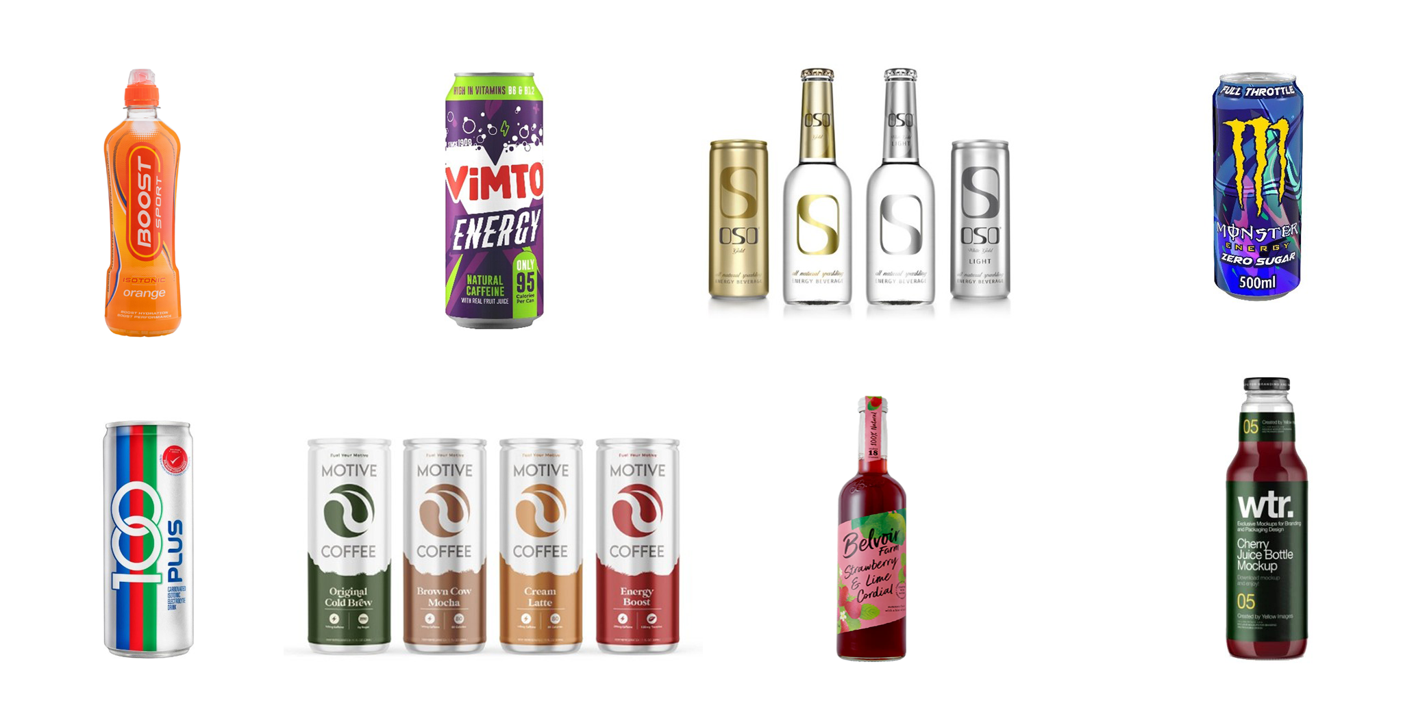 منتجات إنتاج وتعبئة المشروبات الغازية ومشروبات الطاقة والمشروبات الإيزوتونية